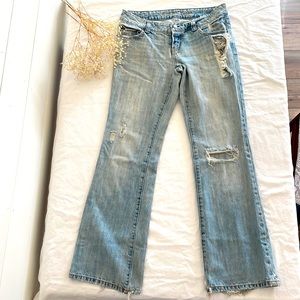 AE favorite boyfriend vintage jeans 100% cotton!